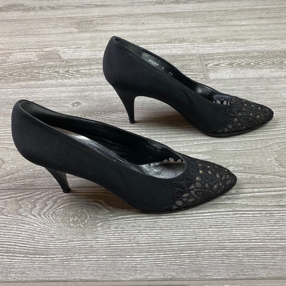 Vintage STUART WEITZMAN for Martinique Pointed Toe Pumps - Witchygoth - Picture 4 of 10